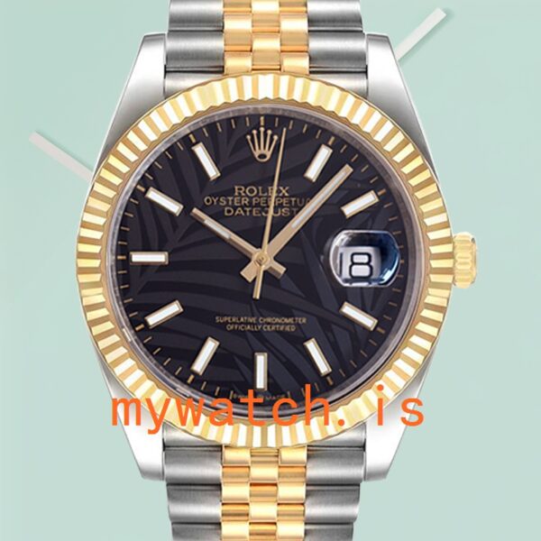 Rolex Datejust Men’s 126233 41mm Black Palm Motif Dial: A Timeless Masterpiece