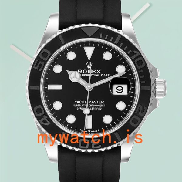Rolex Yacht-Master Men’s M226659-0002 42mm Silver-Tone Black Dial: A Timeless Masterpiece