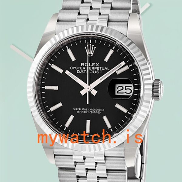 Rolex Datejust Men’s 36mm M126200-0003 Black Dial: A Timeless Classic