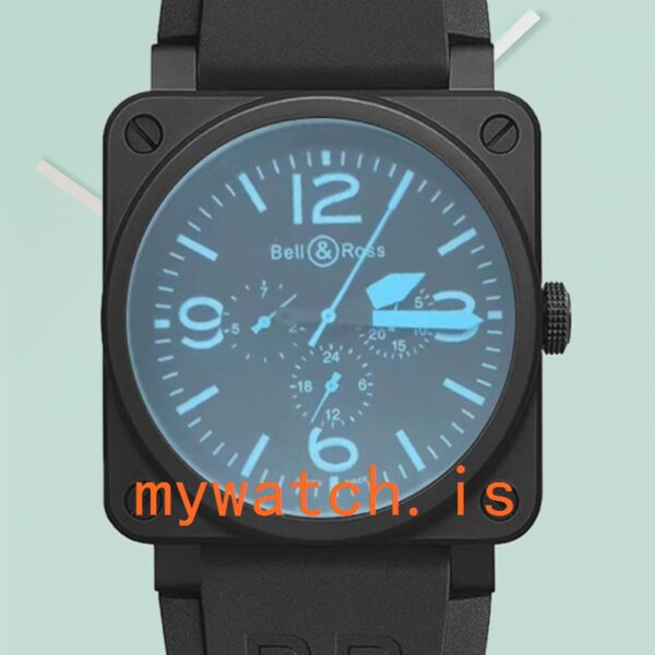 Bell & Ross Instruments 46mm Black Dial Men’s BR01-94 Automatic: Genuine vs. Replica