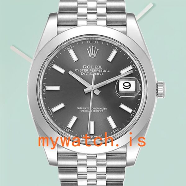 Rolex Datejust Men’s M126300-0008 41mm Silver-tone Jubilee Bracelet: A Timeless Classic