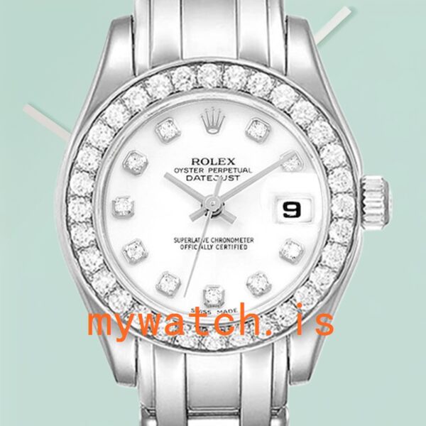 Rolex Pearlmaster 29mm Ladies 80299 White Dial Bracelet: A Timeless Elegance