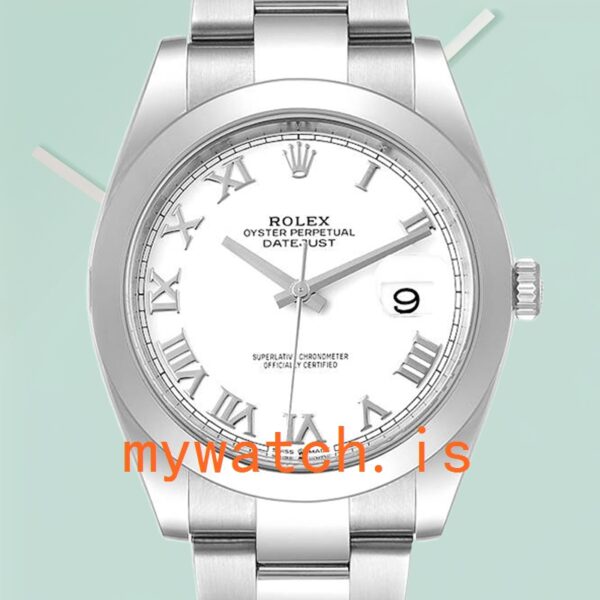 Rolex Datejust 41mm Mens m126300-0015 White Dial Stainless Steel: Genuine vs. Replica