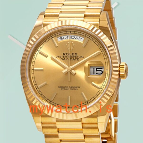 Rolex Day-Date Unisex M128238-0045 36mm Automatic: Genuine vs. Replica Analysis