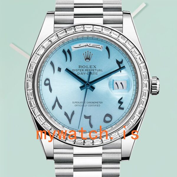 Rolex Day-Date Mens 40mm 228396 Automatic Blue Dial: Authentic vs. Replica